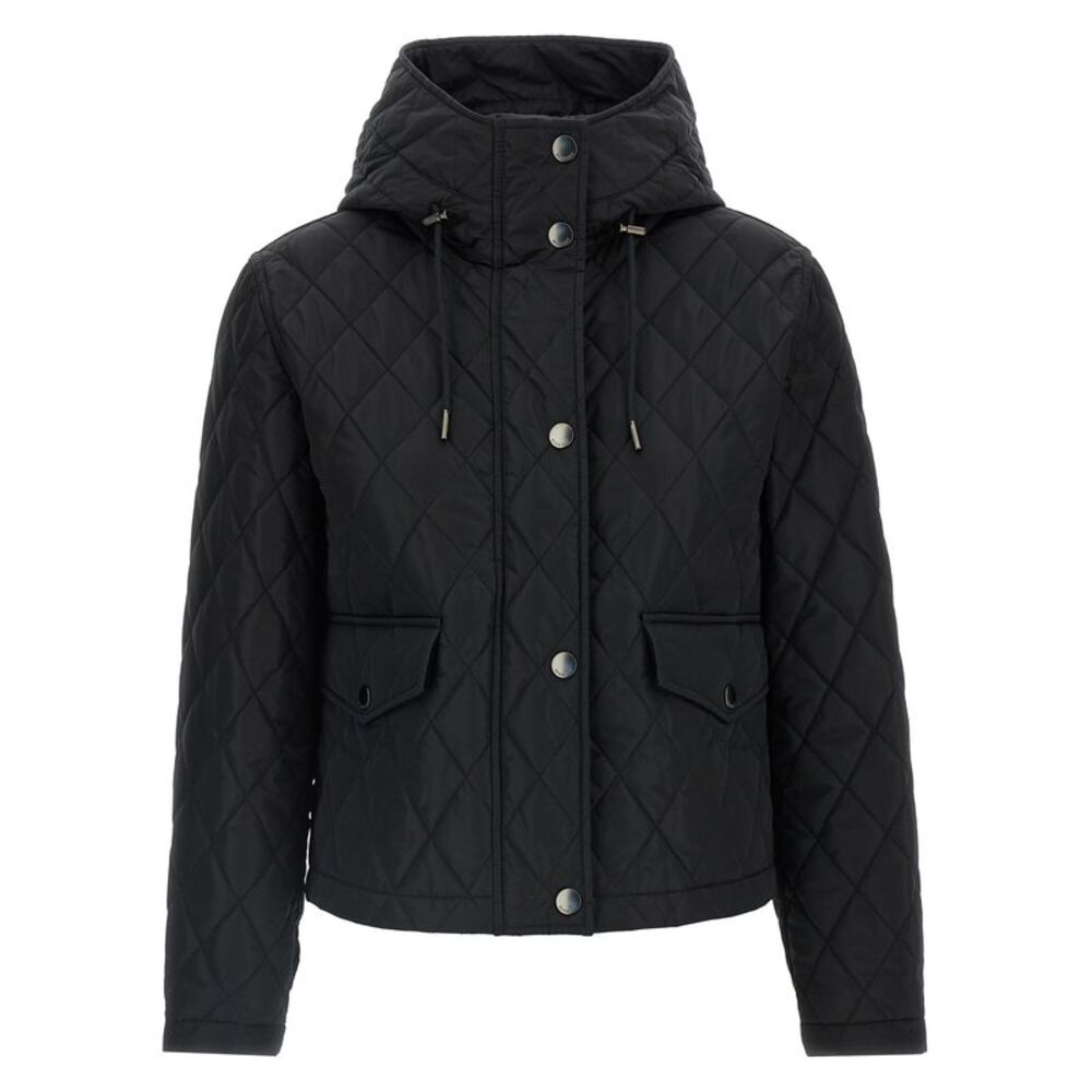 Burberry Black Polyamide Full-Length Women's Jacket